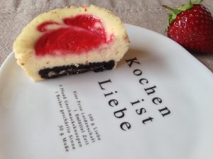Oreo-Erdbeer-Cheesecake Muffins 1