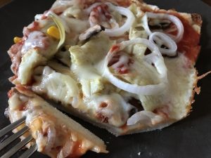 Pizza mit glutenfreiem Boden für Genießer