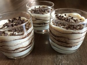 Feines Tiramisu Dessert im Glas - glutenfrei