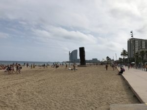 Strandabschnitt Barceloneta Barcelona