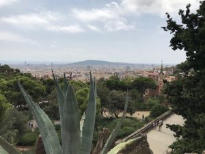 Blick vom Parc Guell über Barcelona