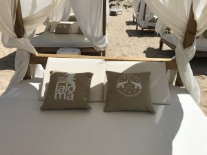 Daybed am Strand