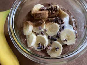 Cremiger Schoko Pudding für drei