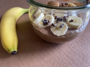 Cremiger Schoko Pudding zum Frühstück