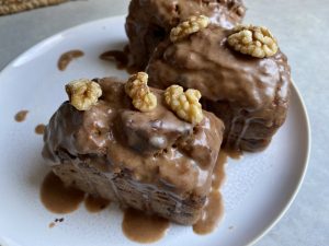 Mini Bananenbrote mit Zimtguss